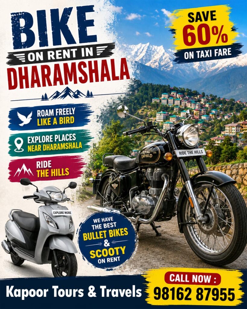 bike on rent in dharamshala